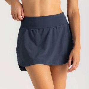 Free Fly Women's Breeze Active Skort Blue Size XXL